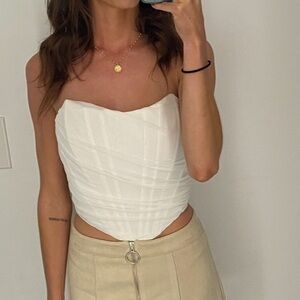 White Corset Top